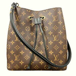 Louis Vuitton Neo Noe Noir Black Drawstring Bucket Bag Brown Tote